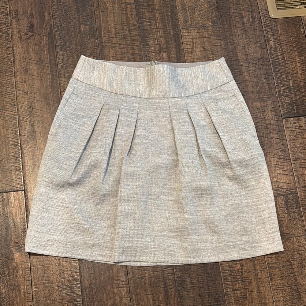 The Limited Silver Mini Skirt